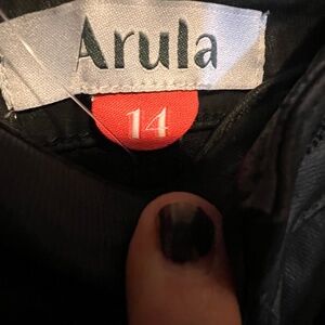 Arula Faux Leather Black NWT